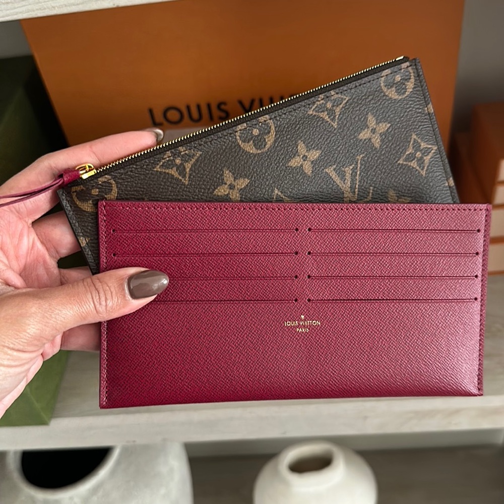 Louis Vuitton felicie pochette monogram CARD HOLDER ONLY — AUTHENTIC